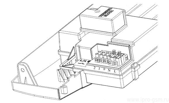 Схема подключения Умный Часовой-4 к котлам BAXI Nuvola-3