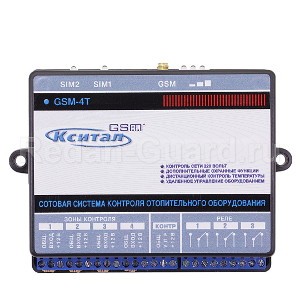 Кситал GSM-4T - система контроля и управления отопительным оборудованием