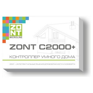 GSM контроллер ZONT C2000+ на 6 выходов, 6 входов и 6 реле