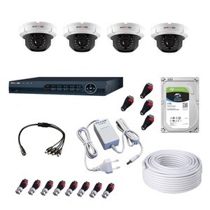 Комплект внутреннего видеонаблюдения на 4 камеры 2 Мп NOVIcam KIT AHD 4×2Мп In