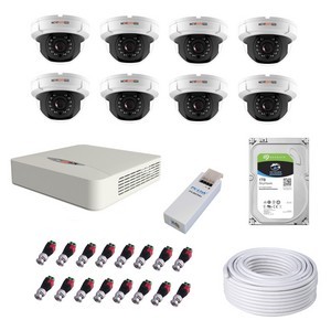 Комплект внутреннего видеонаблюдения на 8 камер 1 Мп NOVIcam KIT AHD 8×1Мп In