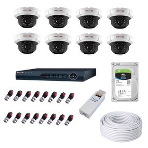 Комплект внутреннего видеонаблюдения на 8 камер 2 Мп NOVIcam KIT AHD 8×2Мп In