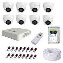 Комплект внутреннего видеонаблюдения на 8 камер 2Мп NOVIcam KIT AHD 8×2Мп In