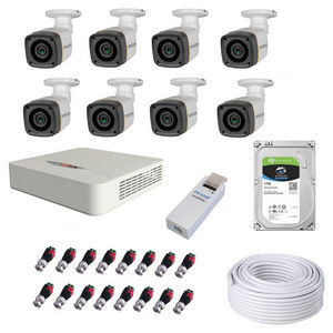Комплект уличного видеонаблюдения на 8 камер 2Мп NOVIcam KIT AHD 8×2Мп Out
