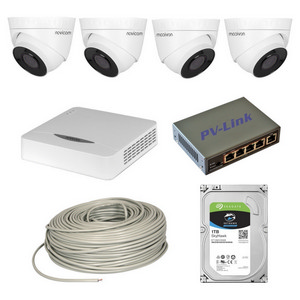 Комплект внутреннего видеонаблюдения на 4 камеры 2Мп NOVIcam KIT IP 4×2Мп In