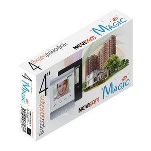Монитор видеодомофона NOVIcam MAGIC 4 WHITE с ЖК дисплеем 4.3″
