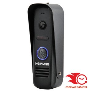 Вызывная панель видеодомофона NOVIcam MASK HD BLACK с камерой 1.3Мп