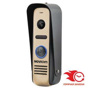 Вызывная панель видеодомофона NOVIcam MASK HD GOLD с камерой 1.3Мп