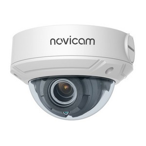 Видеокамера Novicam PRO 27 уличная купольная антивандальная, IP, 2Мп
